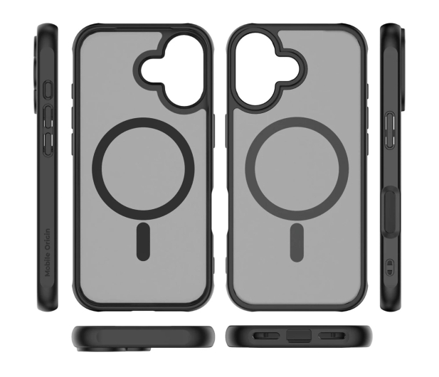 Mobile Origin Hybrid MagSafe Case matte black iPhone 16 - 1472738 - zdjęcie 2